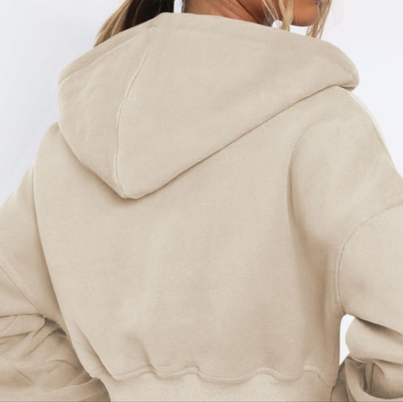 Cropped Hooded Zip-Up Jacket - Picture 5 of 5